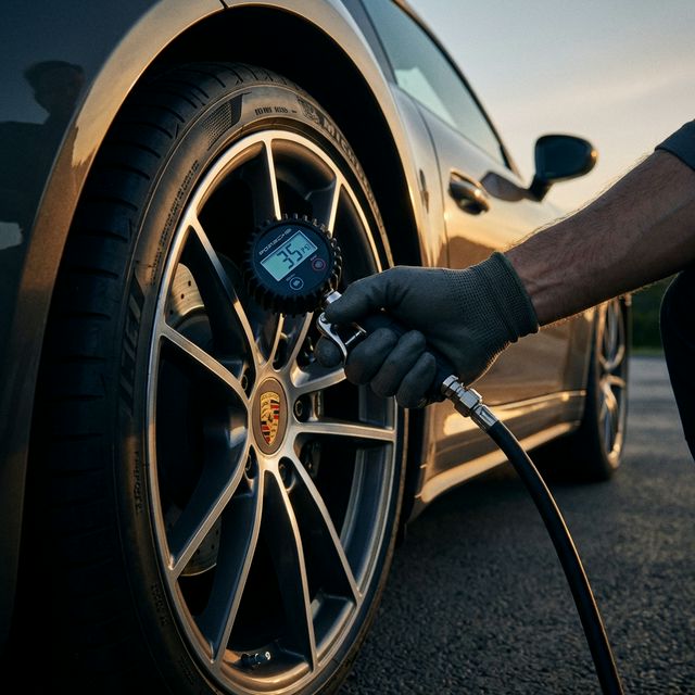 Checking Tyre Pressure